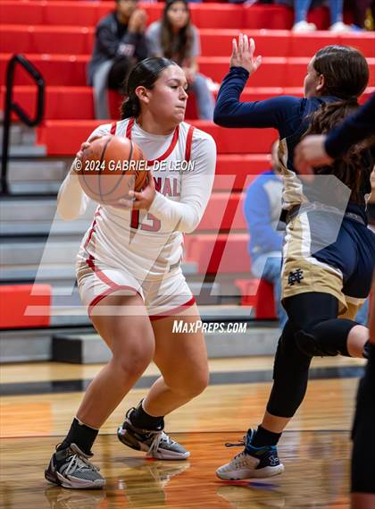 Thumbnail 3 in Harlingen vs. Edinburg North (UIL Basketball 6A Bi-District) photogallery.