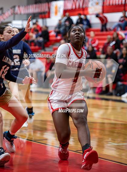 Thumbnail 3 in Harlingen vs. Edinburg North (UIL Basketball 6A Bi-District) photogallery.