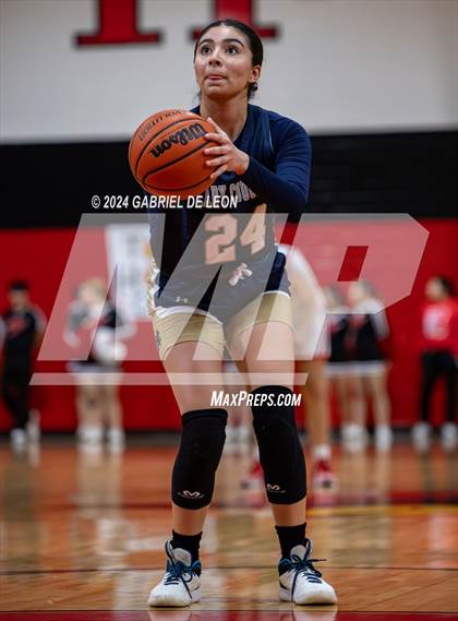 Thumbnail 2 in Harlingen vs. Edinburg North (UIL Basketball 6A Bi-District) photogallery.
