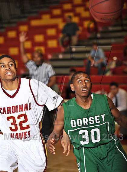 Thumbnail 1 in Cardinal Hayes vs. Dorsey (MaxPreps Holiday Classic) photogallery.