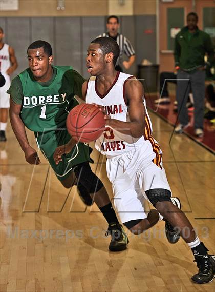 Thumbnail 2 in Cardinal Hayes vs. Dorsey (MaxPreps Holiday Classic) photogallery.