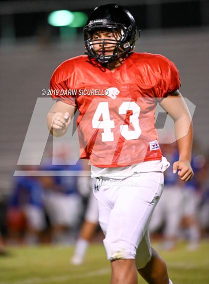 Thumbnail 2 in Desert Ridge vs. Mountain View Mesa (Scrimmage) photogallery.