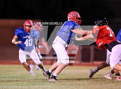 Thumbnail 2 in Desert Ridge vs. Mountain View Mesa (Scrimmage) photogallery.