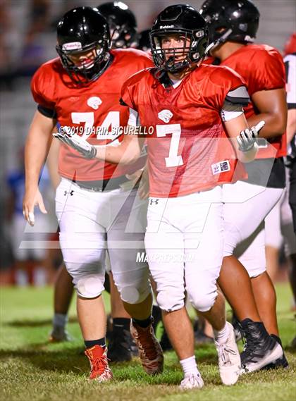 Thumbnail 1 in Desert Ridge vs. Mountain View Mesa (Scrimmage) photogallery.