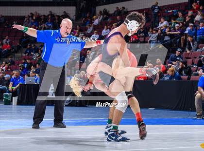 Thumbnail 1 in CIF State Boys Wrestling Championships (Round 1) photogallery.