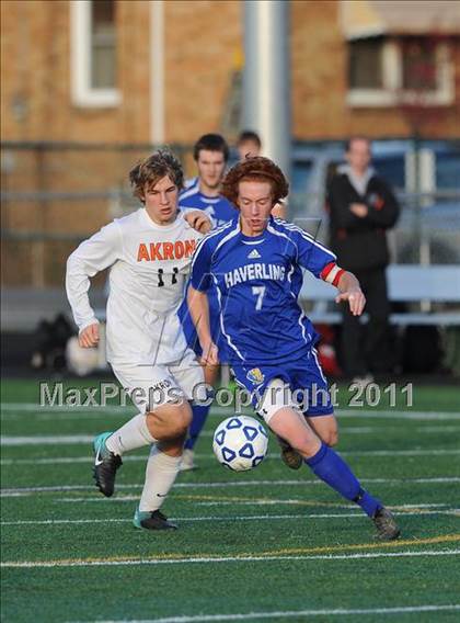 Thumbnail 2 in Akron vs Haverling (NYSPHSAA Class B Quarterfinal) photogallery.
