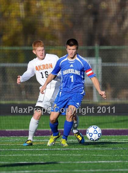 Thumbnail 2 in Akron vs Haverling (NYSPHSAA Class B Quarterfinal) photogallery.