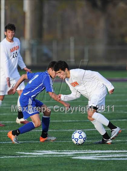 Thumbnail 1 in Akron vs Haverling (NYSPHSAA Class B Quarterfinal) photogallery.