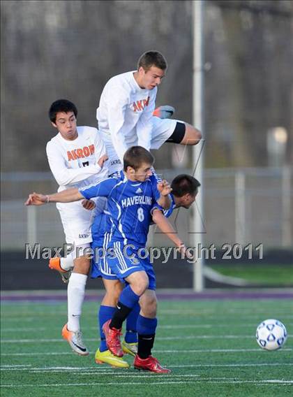 Thumbnail 2 in Akron vs Haverling (NYSPHSAA Class B Quarterfinal) photogallery.