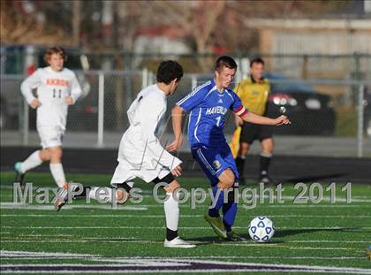 Thumbnail 1 in Akron vs Haverling (NYSPHSAA Class B Quarterfinal) photogallery.