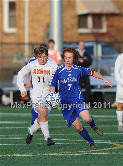 Thumbnail 3 in Akron vs Haverling (NYSPHSAA Class B Quarterfinal) photogallery.