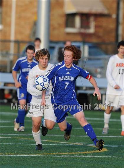 Thumbnail 1 in Akron vs Haverling (NYSPHSAA Class B Quarterfinal) photogallery.