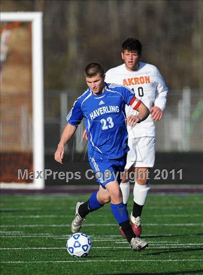 Thumbnail 1 in Akron vs Haverling (NYSPHSAA Class B Quarterfinal) photogallery.