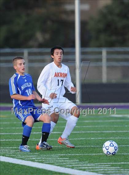 Thumbnail 1 in Akron vs Haverling (NYSPHSAA Class B Quarterfinal) photogallery.