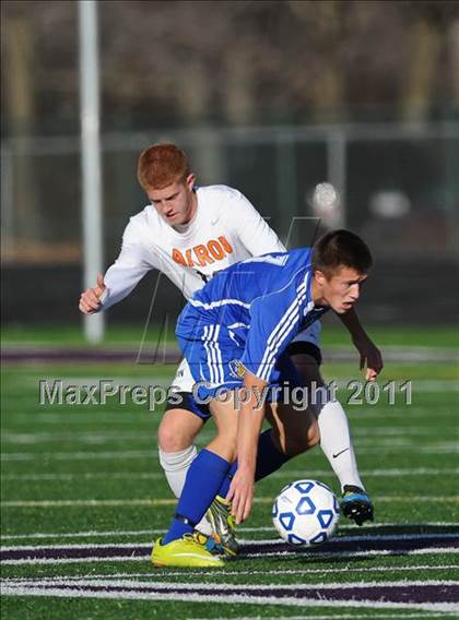 Thumbnail 1 in Akron vs Haverling (NYSPHSAA Class B Quarterfinal) photogallery.