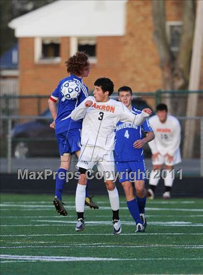 Thumbnail 1 in Akron vs Haverling (NYSPHSAA Class B Quarterfinal) photogallery.