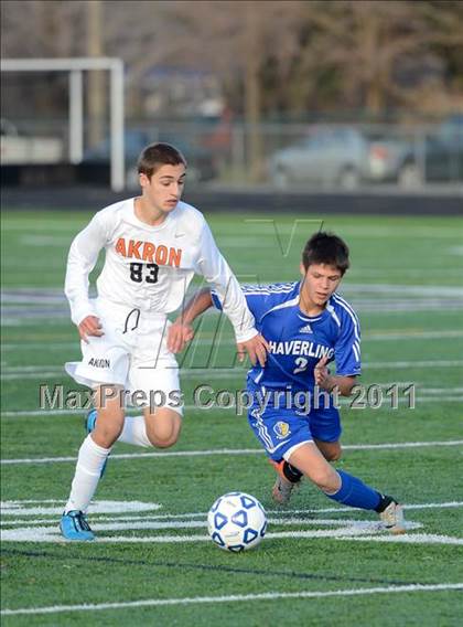 Thumbnail 1 in Akron vs Haverling (NYSPHSAA Class B Quarterfinal) photogallery.