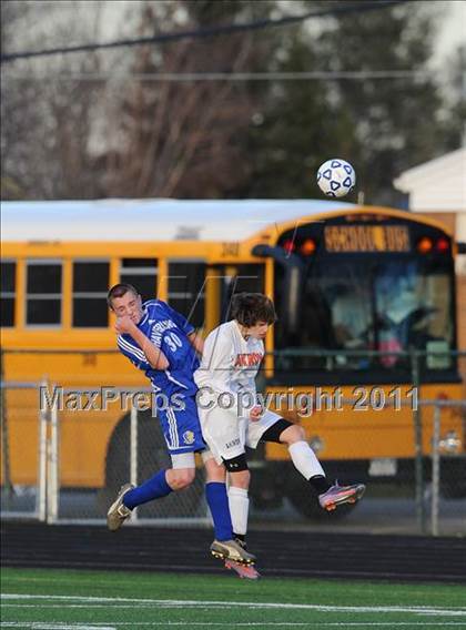 Thumbnail 1 in Akron vs Haverling (NYSPHSAA Class B Quarterfinal) photogallery.