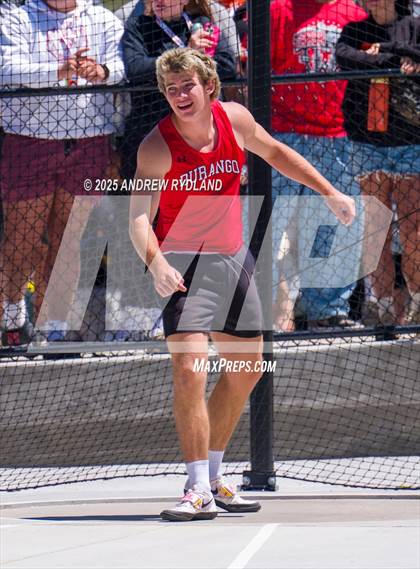 Thumbnail 1 in CHSAA 4A State Championships (Discus Final) photogallery.