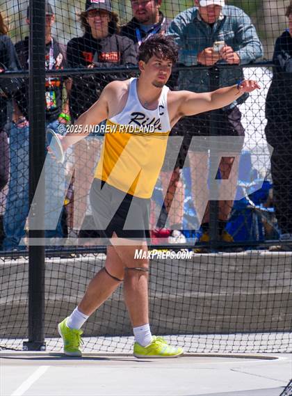 Thumbnail 1 in CHSAA 4A State Championships (Discus Final) photogallery.