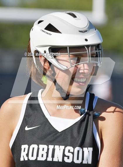 Thumbnail 3 in Robinson @ Calvary Christian (2021 Lacrosse District Championship Tournament) photogallery.