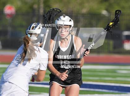 Thumbnail 3 in Robinson @ Calvary Christian (2021 Lacrosse District Championship Tournament) photogallery.