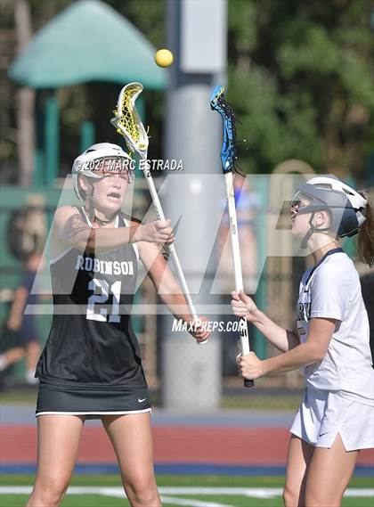 Thumbnail 1 in Robinson @ Calvary Christian (2021 Lacrosse District Championship Tournament) photogallery.