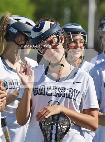 Thumbnail 3 in Robinson @ Calvary Christian (2021 Lacrosse District Championship Tournament) photogallery.