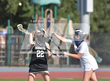 Thumbnail 2 in Robinson @ Calvary Christian (2021 Lacrosse District Championship Tournament) photogallery.