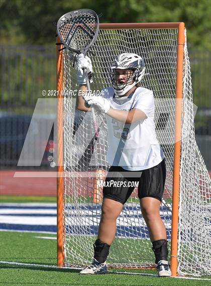 Thumbnail 1 in Robinson @ Calvary Christian (2021 Lacrosse District Championship Tournament) photogallery.