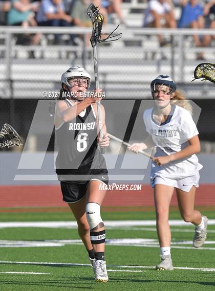 Thumbnail 2 in Robinson @ Calvary Christian (2021 Lacrosse District Championship Tournament) photogallery.