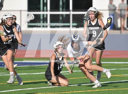 Thumbnail 2 in Robinson @ Calvary Christian (2021 Lacrosse District Championship Tournament) photogallery.