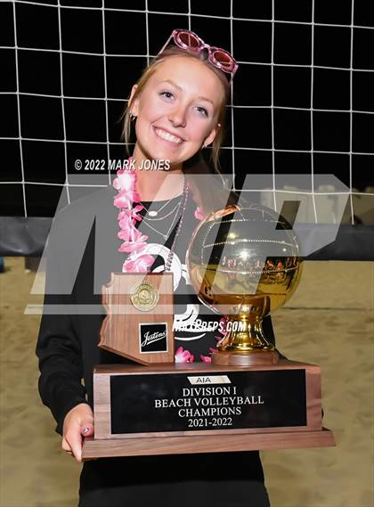Thumbnail 2 in O'Connor vs. Xavier College Prep (Division I Final - Awards) photogallery.