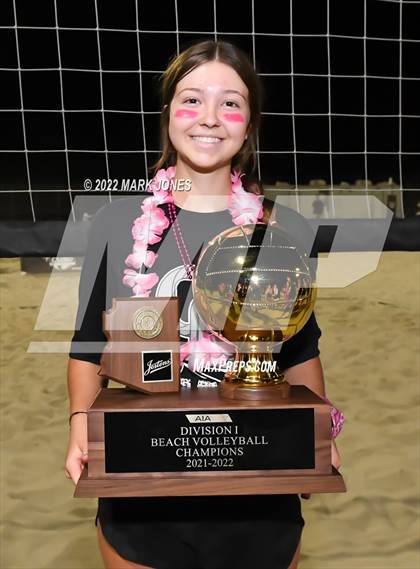 Thumbnail 3 in O'Connor vs. Xavier College Prep (Division I Final - Awards) photogallery.