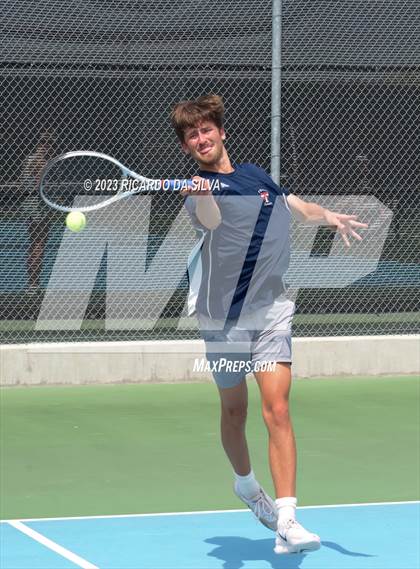 Thumbnail 1 in UIL 3A & 4A Tennis Singles Semifinals photogallery.
