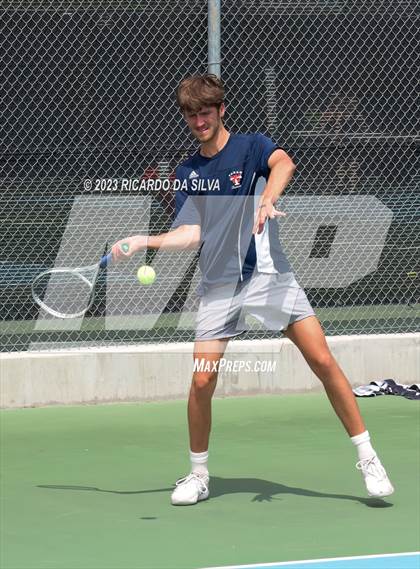 Thumbnail 2 in UIL 3A & 4A Tennis Singles Semifinals photogallery.