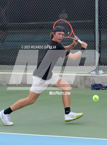 Thumbnail 1 in UIL 3A & 4A Tennis Singles Semifinals photogallery.