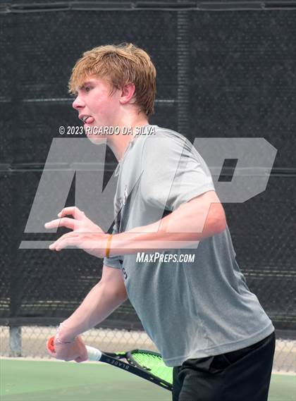 Thumbnail 3 in UIL 3A & 4A Tennis Singles Semifinals photogallery.