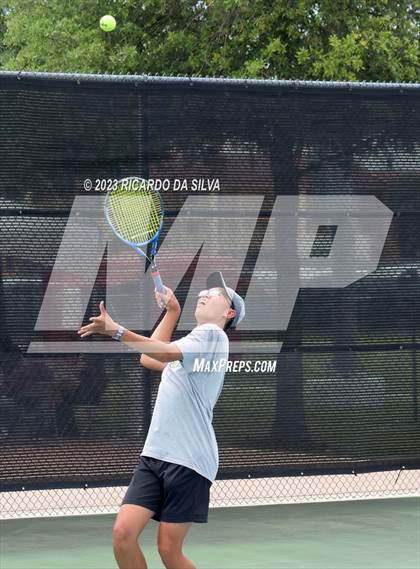 Thumbnail 1 in UIL 3A & 4A Tennis Singles Semifinals photogallery.