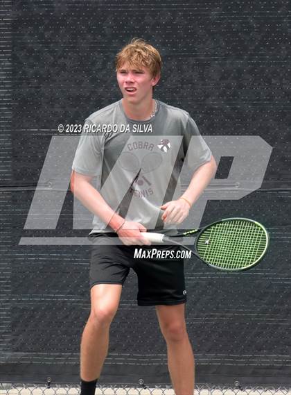 Thumbnail 1 in UIL 3A & 4A Tennis Singles Semifinals photogallery.
