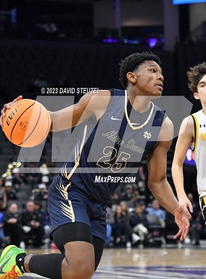 Thumbnail 3 in Notre Dame (SO) vs. Granada (CIF State D1 Final) photogallery.