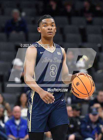 Thumbnail 3 in Notre Dame (SO) vs. Granada (CIF State D1 Final) photogallery.