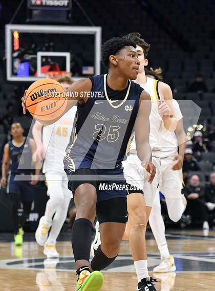 Thumbnail 2 in Notre Dame (SO) vs. Granada (CIF State D1 Final) photogallery.