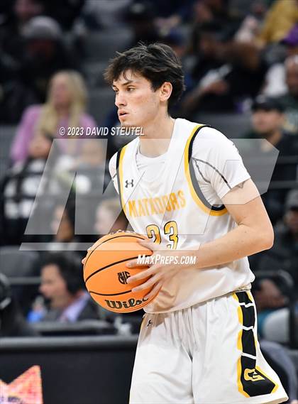 Thumbnail 1 in Notre Dame (SO) vs. Granada (CIF State D1 Final) photogallery.