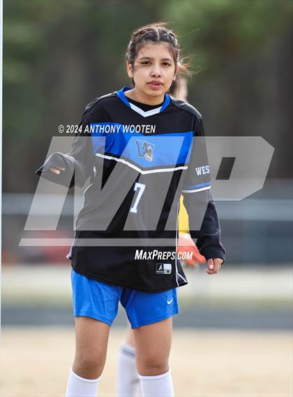 Thumbnail 2 in Westover vs Jack Britt (Kicking for Cancer Girls Soccer Jamboree) photogallery.