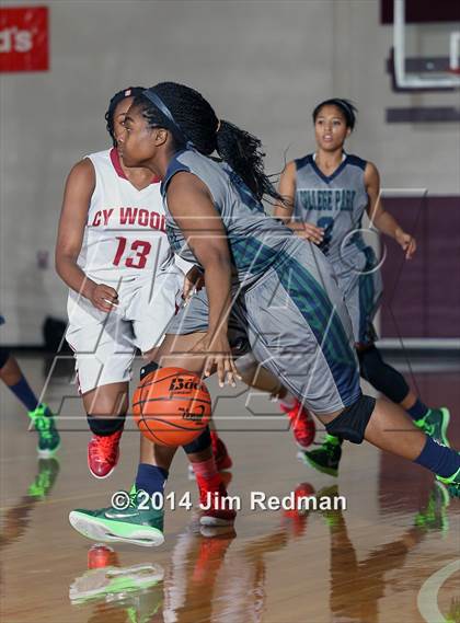 Thumbnail 1 in Cypress Woods vs. College Park (McDonald's Texas Invitational) photogallery.