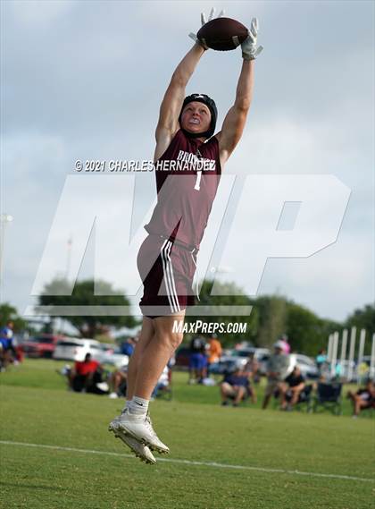 Thumbnail 1 in Carthage vs. Brownwood (Texas State 7-on-7 Tournament) photogallery.