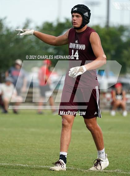 Thumbnail 2 in Carthage vs. Brownwood (Texas State 7-on-7 Tournament) photogallery.