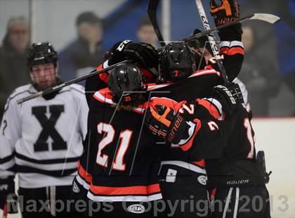 Thumbnail 3 in Ridgefield vs. Xavier (CIAC Division I Quarterfinal) photogallery.