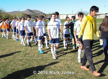 Thumbnail 3 in Glendale Prep Academy vs. Youngker (AIA D4 Quarterfinal) photogallery.